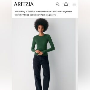 Aritzia TNA HomeStretch™ Rib Crew Longsleeve